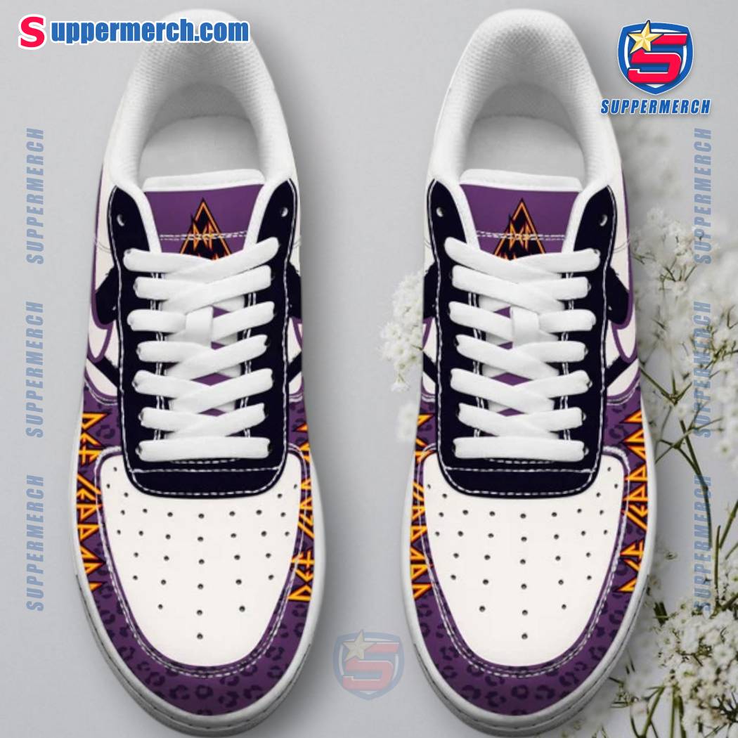 Def Leppard Purple Panther Air Force Shoes-b VId90NJ