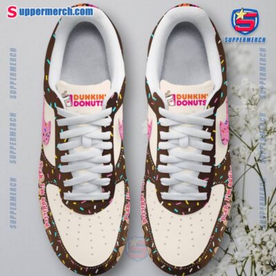 Dunkin' Donuts Yeah I'm Addicted To Dunkin Air Force Shoes-a S8M7hij