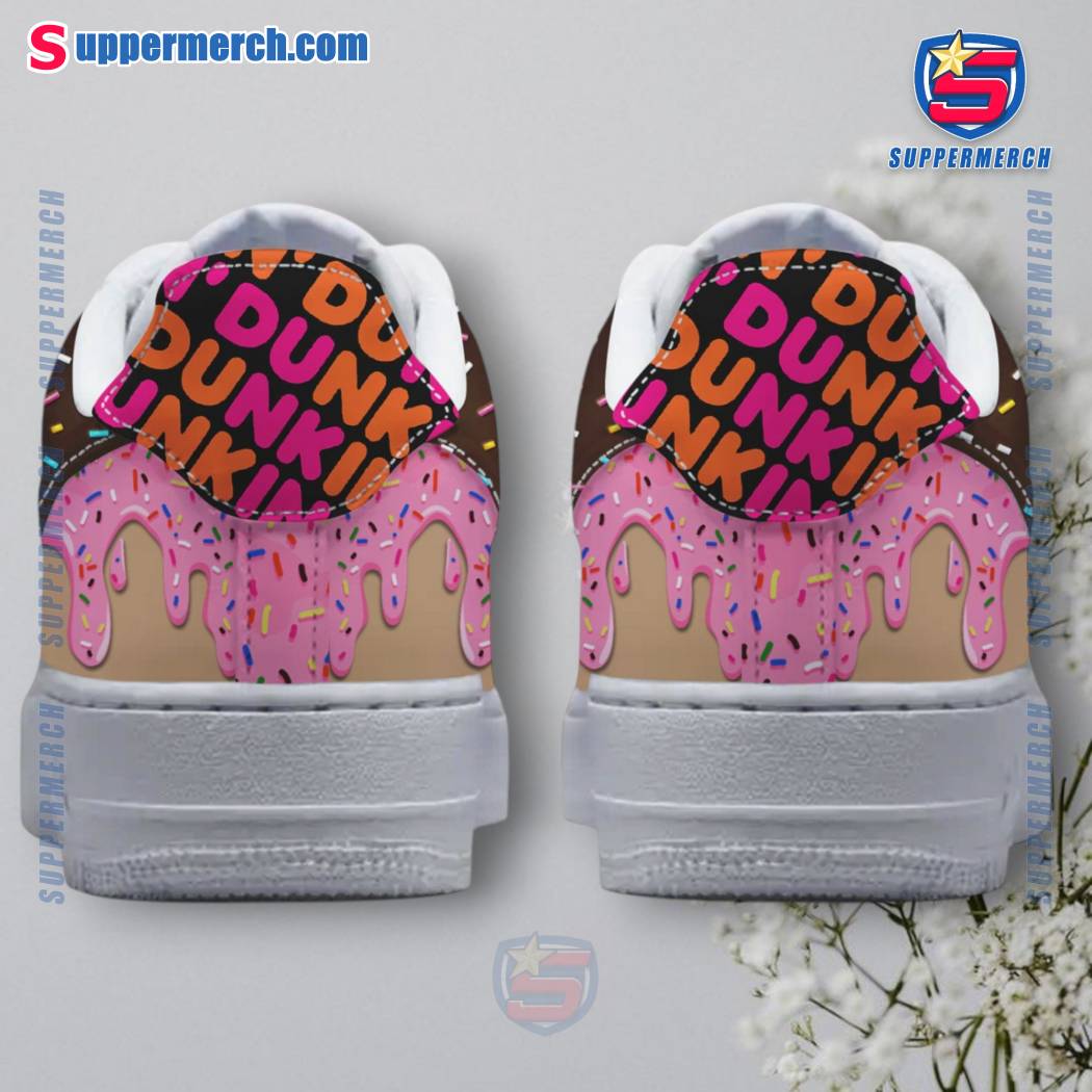 Dunkin' Donuts Yeah I'm Addicted To Dunkin Air Force Shoes-b Au9hiNV