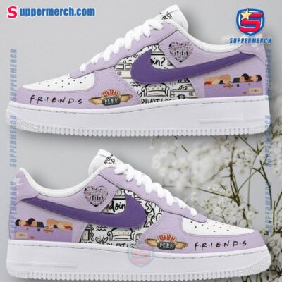 Friends Tv Series Purple Pastel Air Force Shoes w1uCI3i