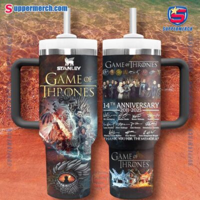 Game Of Thrones 14th Anniversary 2011-2025 40oz Tumbler With Handle HTnyQBm