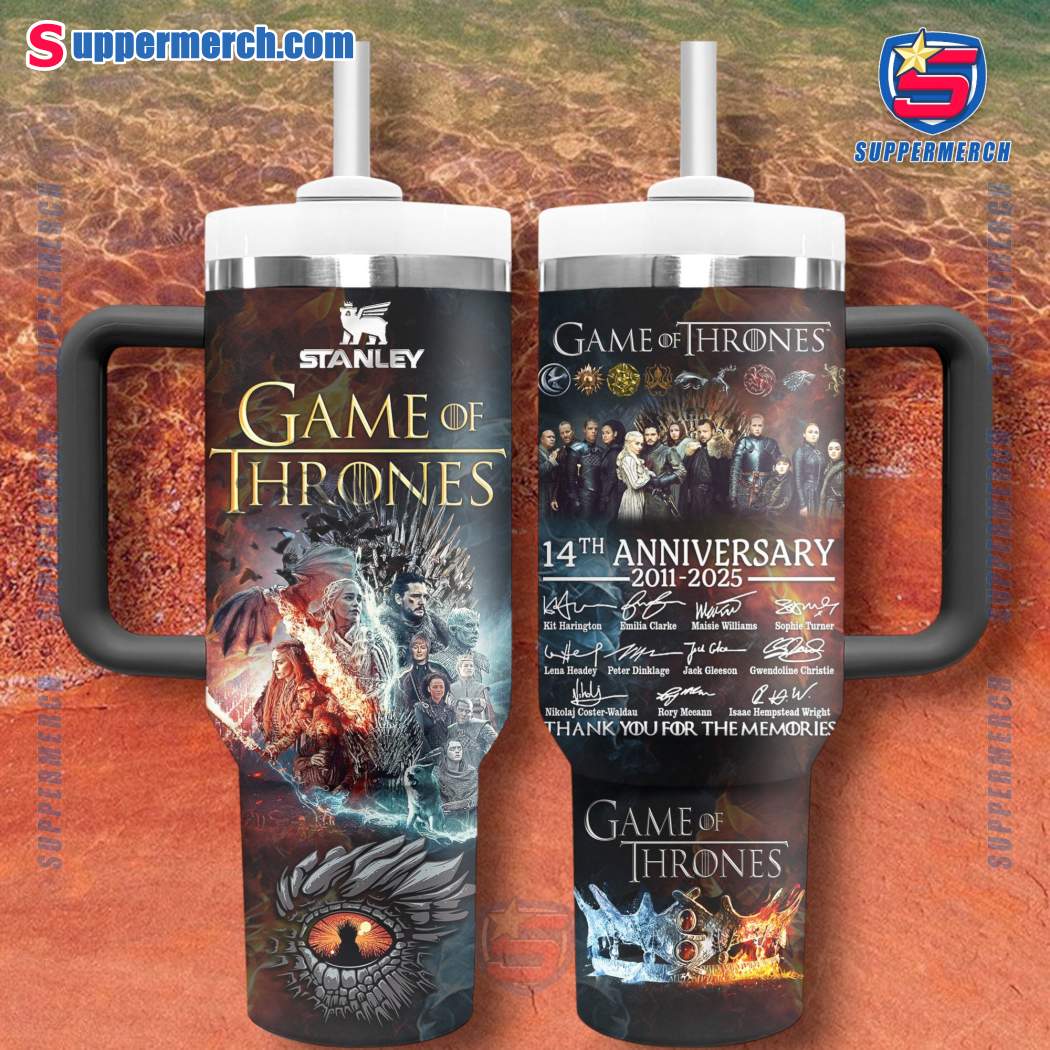 Game Of Thrones 14th Anniversary 2011-2025 40oz Tumbler With Handle HTnyQBm