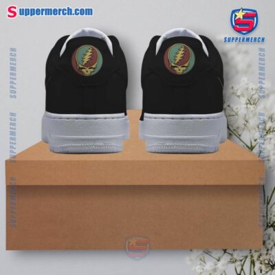 Grateful Dead Skeleton And Roses Air Force Shoes-a qGoxM7n