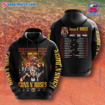 Guns N' Roses Tour 2025 Dates T-shirt, Hoodie-a E9cY8Ly
