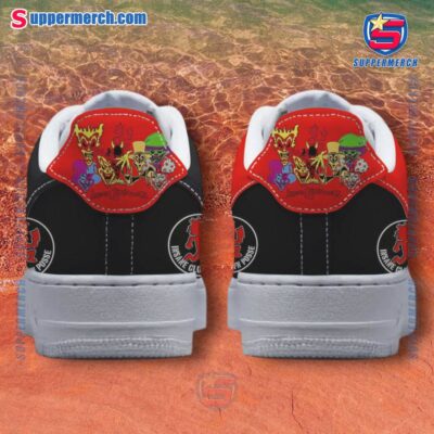 Insane Clown Posse Red Black Air Force Shoes-a efhM9qT