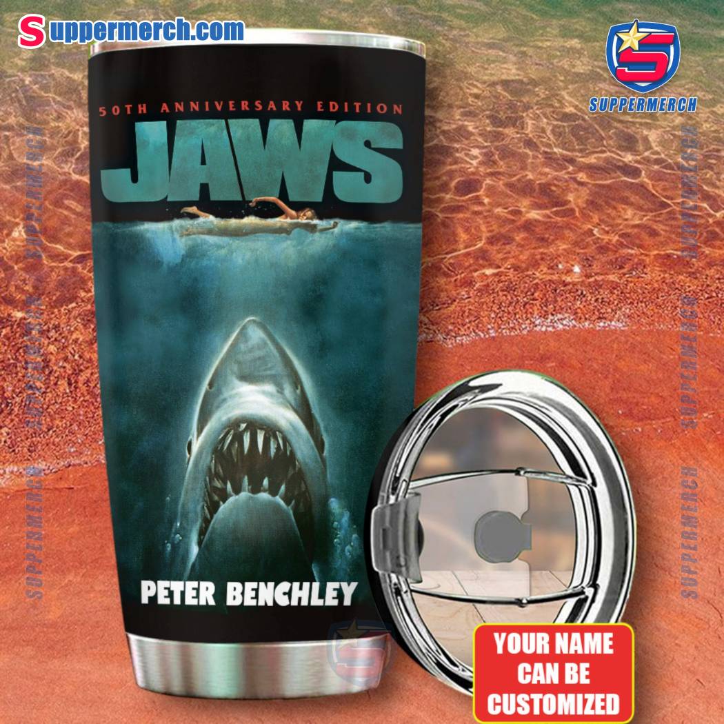Jaws 50th Anniversary Edition Personalized Tumbler-a I9RftHh