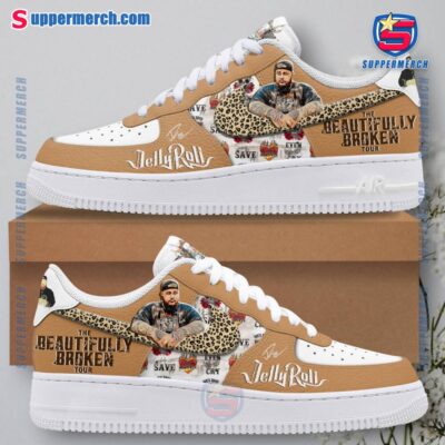 Jelly Roll The Beautifully Broken Tour Signature Air Force Shoes aRuYZ5C