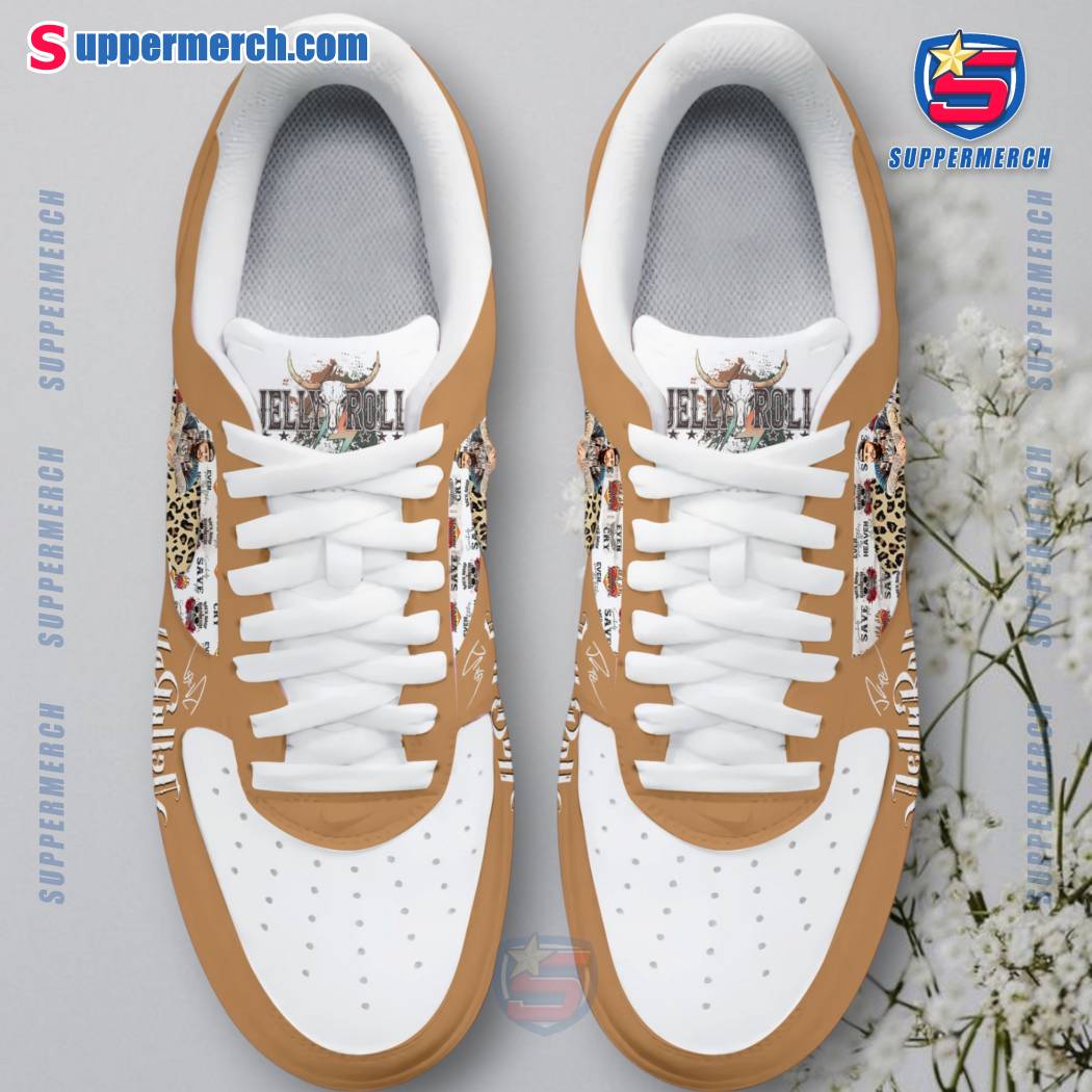 Jelly Roll The Beautifully Broken Tour Signature Air Force Shoes-a 9J0mruB