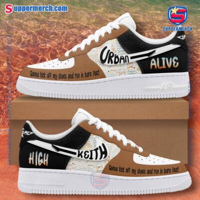 Keith Urban High And Alive 2025 Tour Air Force Shoes BXWydo0