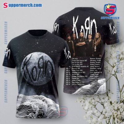 Korn Europe Tour Dates 2025 T-shirt, Hoodie xpN4jn1