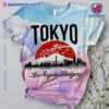 Los Angeles Dodgers Tokyo 2025 Short Pajamas Set-a tAKe45J