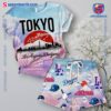 Los Angeles Dodgers Tokyo 2025 Short Pajamas Set RfEv0is