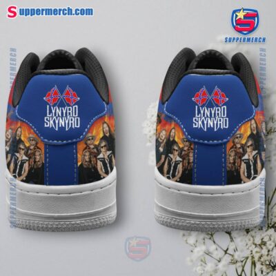 Lynyrd Skynyrd Rock Band Eagle Fire Air Force Shoes-a lwhgRED