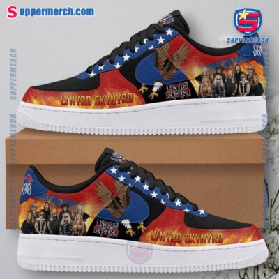 Lynyrd Skynyrd Rock Band Eagle Fire Air Force Shoes oZXDrLa