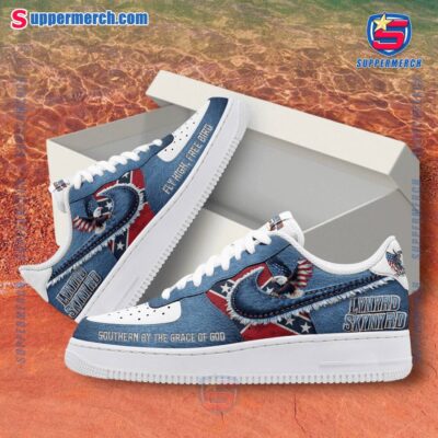 Lynyrd Skynyrd Southern By The Grace Of God Air Force Shoes-a mwvGUqE