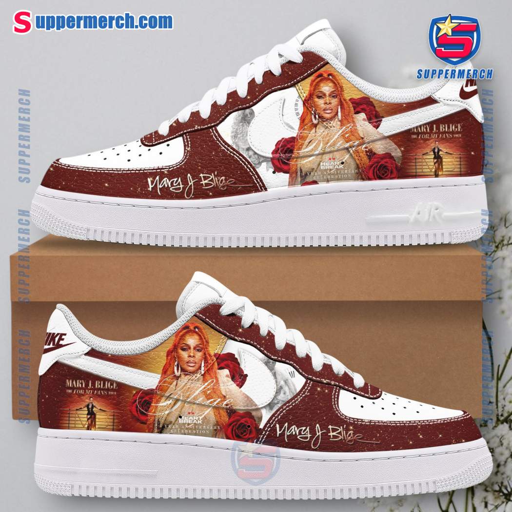Mary J Blige 2025 The For My Fans Tour Air Force Shoes gHStJyw