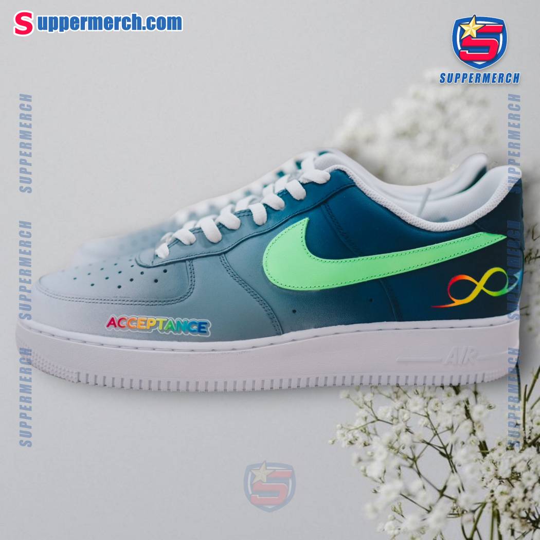 Minnesota Timberwolves Autism Acceptance 2025 NBA Air Force Shoes-a Dd0GTvb