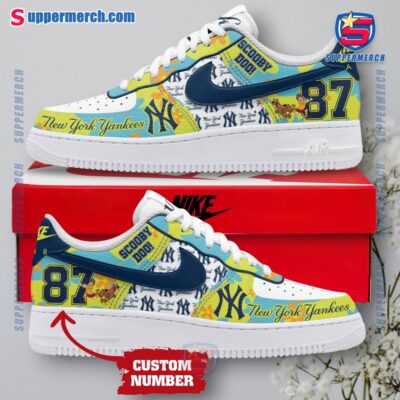 New York Yankees X Scooby-doo Personalized Air Force Shoes 3TR5eSw