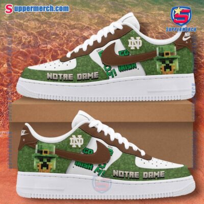 Notre Dame Fighting Irish A Minecraft Movie Air Force Shoes vgfHtx9