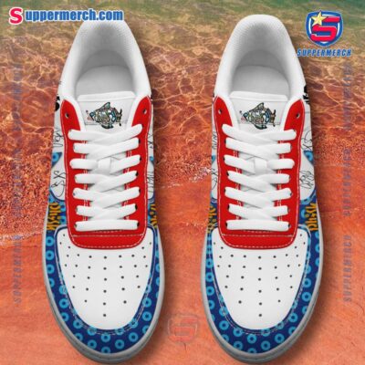 Phish Blue Circle Signatures Air Force Shoes-a WfCIdUl