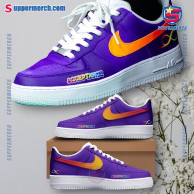 Phoenix Suns Autism Acceptance Month 2025 NBA Air Force Shoes 4FI7Wz6