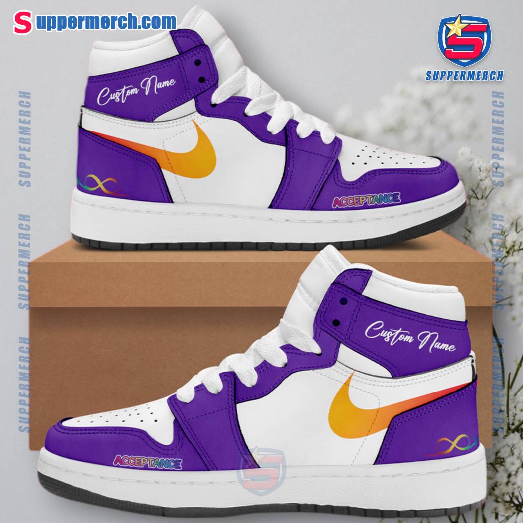 Phoenix Suns Autism Acceptance Month 2025 Personalized Air Jordan High Top Shoes WfHJ3hA