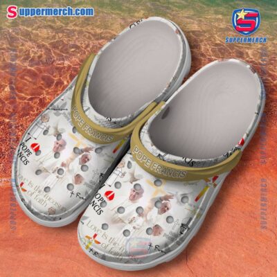 Pope Francis Love Is The Measure Of Faith Crocs-a aj1LlVF