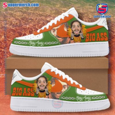 Post Malone Big Ass Green Air Force Shoes m1VP6S3