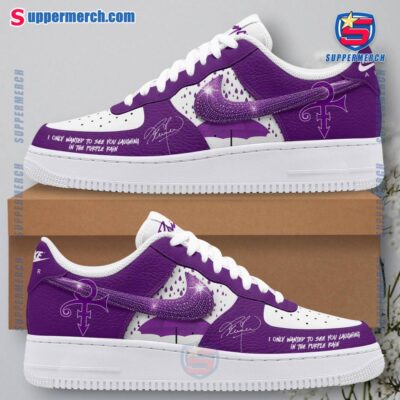 Prince I Only Wanted To See You Laughing In The Purple Rain Air Force Shoes o3jyGNw