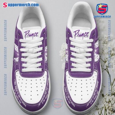 Prince I Only Wanted To See You Laughing In The Purple Rain Air Force Shoes-a 3nMchqt