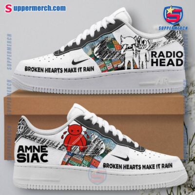 Radiohead Broken Hearts Make It Rain Air Force Shoes FSgzWR1