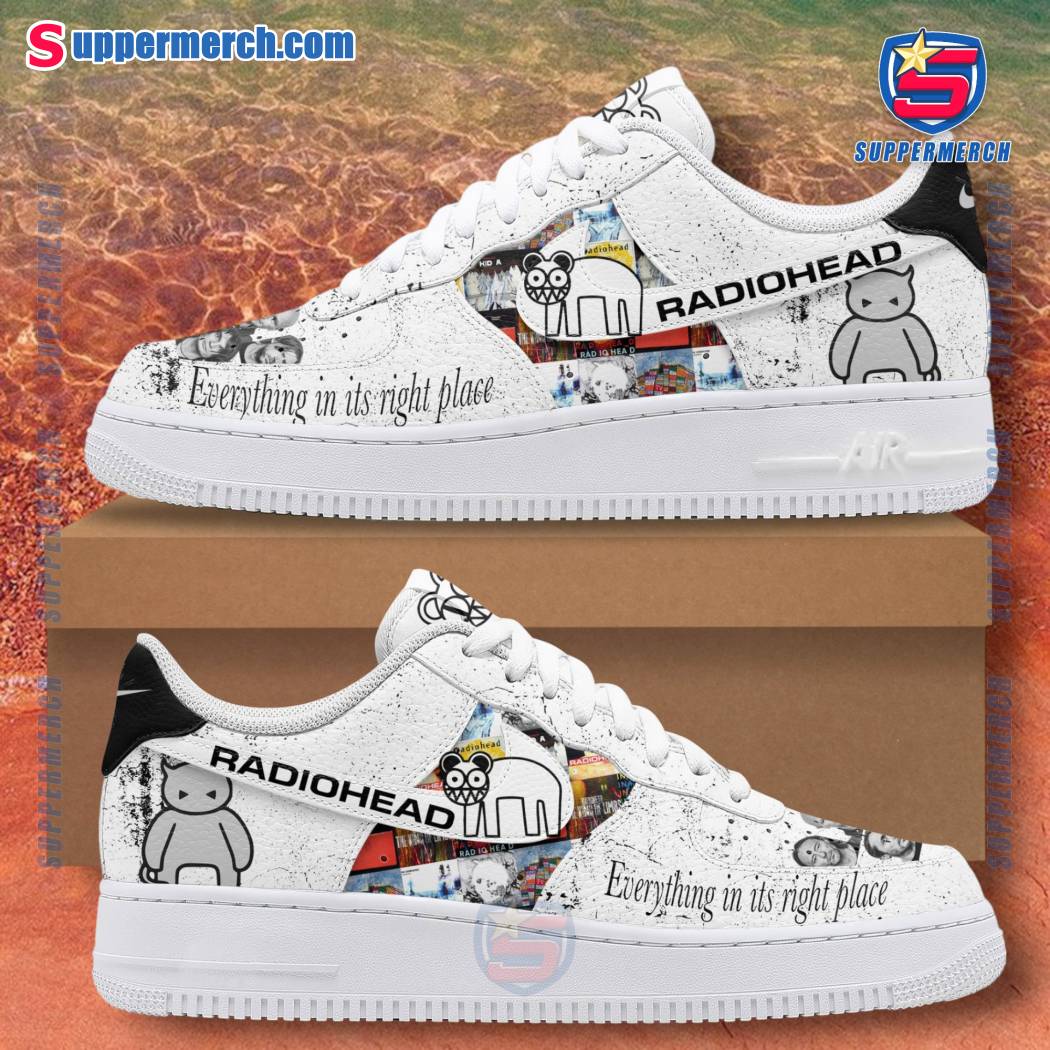 Radiohead Everything In Its Right Place Air Force Shoes FaocITw
