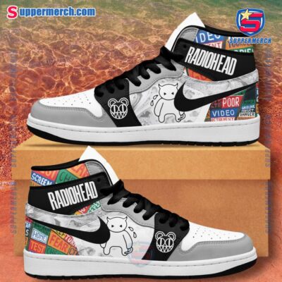 Radiohead Rock Music Air Jordan High Top Shoes L164HAj