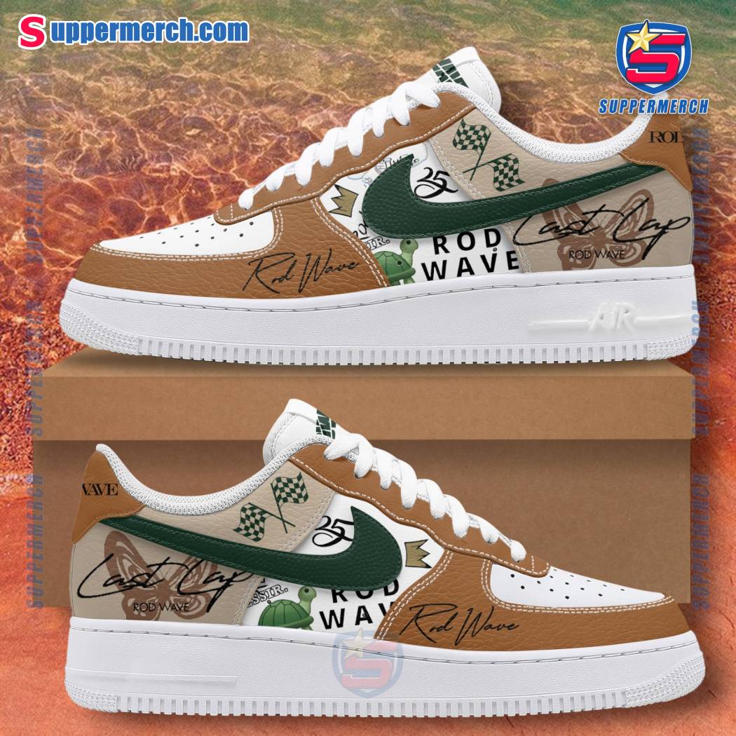 Rod Wave Last Lap Tour 2025 Air Force Shoes wRmYyfu