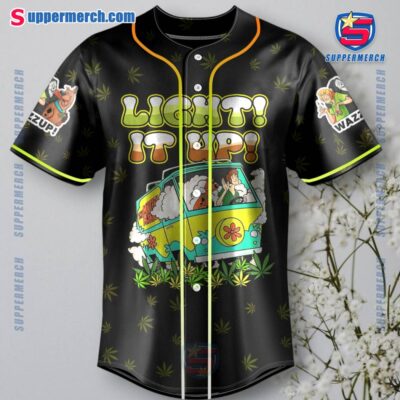 Scooby-doo Light It Up Someone Pass Shaggy The Baggy Baseball Jersey-a SmsAR9x