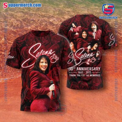 Selena 30th Anniversary 1995-2025 Thank You For The Memories T-shirt, Hoodie 4GRgIiA