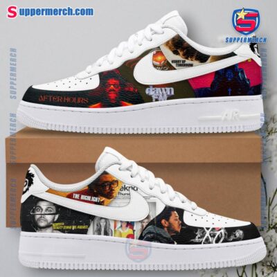 The Weeknd Albums Collage Air Force Shoes dXUg3H9