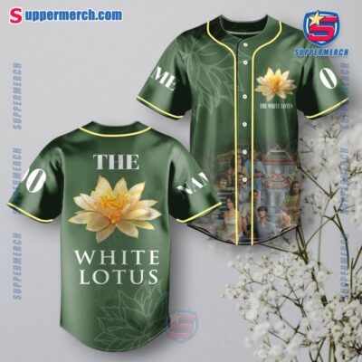 The White Lotus Personalized Baseball Jersey oY64euW