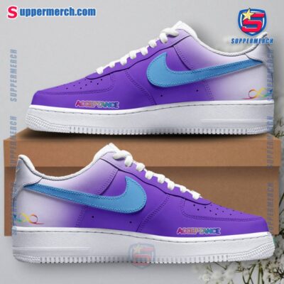 Utah Jazz Autism Acceptance Month 2025 NBA Air Force Shoes hF8JlVu