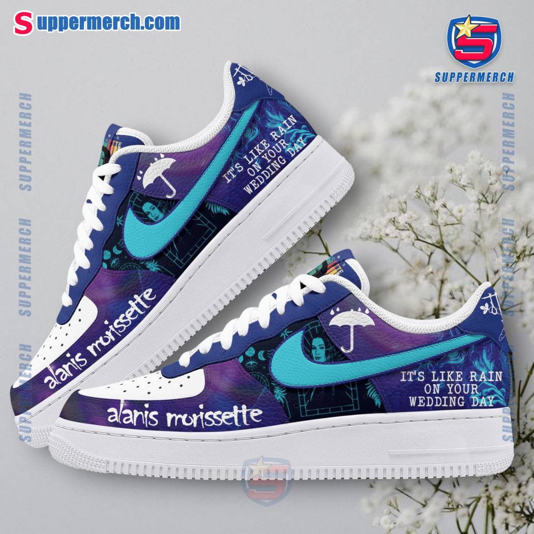 Alanis Morissette It's Like Rain On Your Wedding Day Air Force Shoes-a CAFDBlg