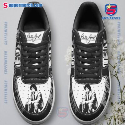 Billy Joel Piano Man Black Air Force Shoes-a r5YWTaX