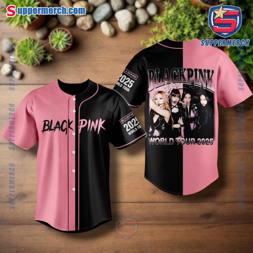 Blackpink World Tour 2025 Baseball Jersey Pxikd68
