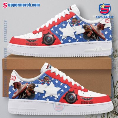Captain America Brave New World Air Force Shoes 9a5qJHv
