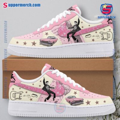 Elvis Presley Pink Car Air Force Shoes MoD2rXF