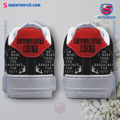 Fall Out Boy Am I More Than You Bargained For Yet Air Force Shoes-a qBoDHbs