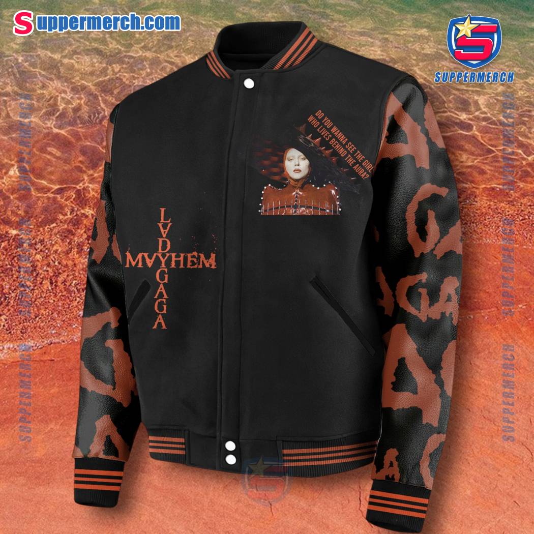 Lady Gaga The Mayhem Ball Tour 2025 Baseball Jacket-a ps2t0hI