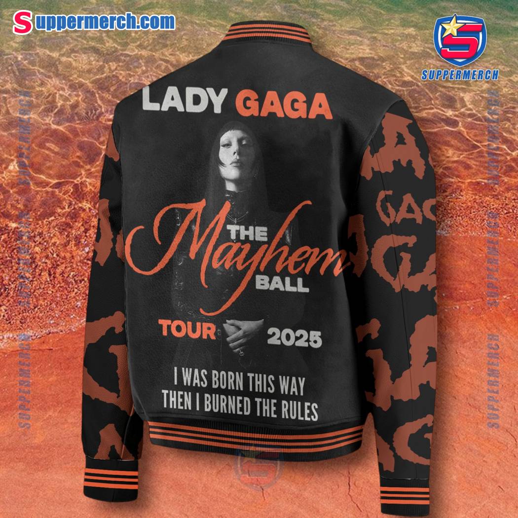 Lady Gaga The Mayhem Ball Tour 2025 Baseball Jacket-b xHZQcpi