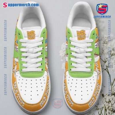 Neck Deep Gold Steps Air Force Shoes-a jcRE9Dz