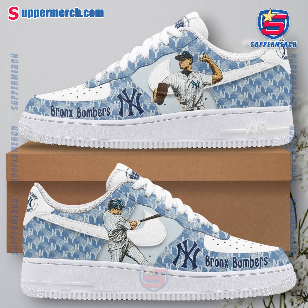 New York Yankees Monogram Bronx Bombers Air Force Shoes EF6U5Lj