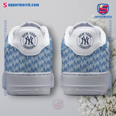 New York Yankees Monogram Bronx Bombers Air Force Shoes-a z5aqxQV
